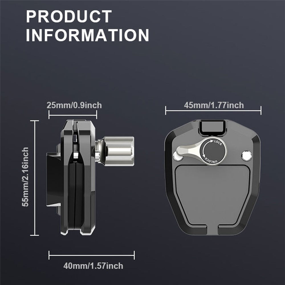 FLW429 Motorcycle Windshield Clip Mount – image 8