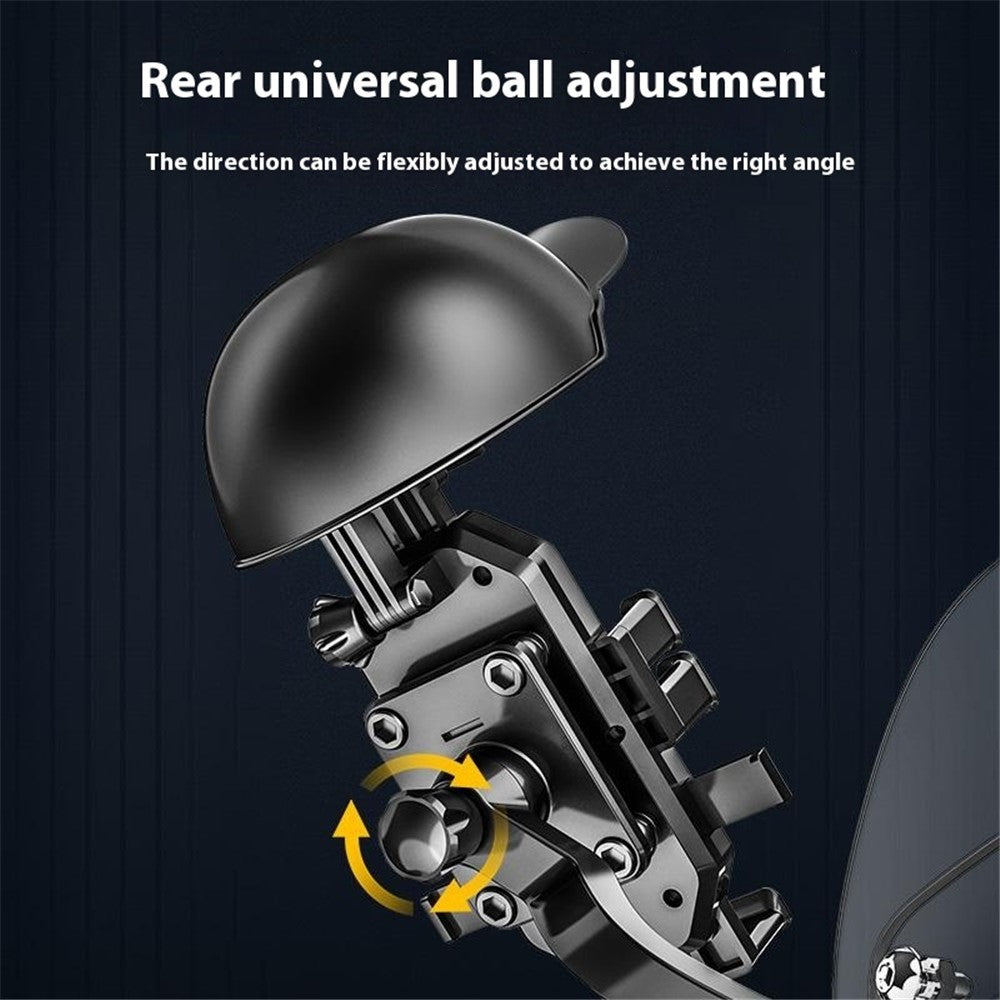 Motorcycle Phone Mount with Helmet-Shaped Sun Visor – image 4
