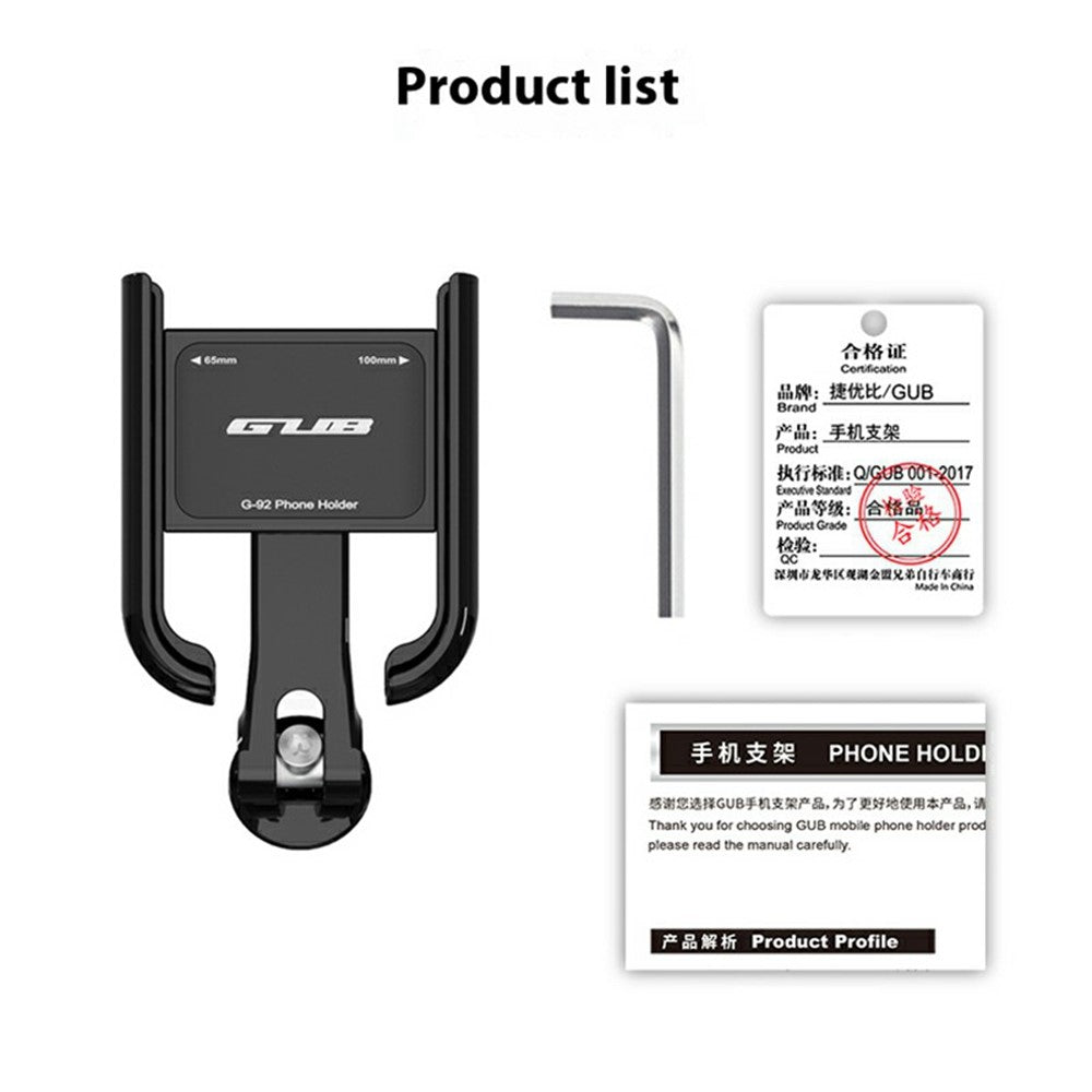 GUB G-92 Aluminium Stem Cap Phone Mount – image 9