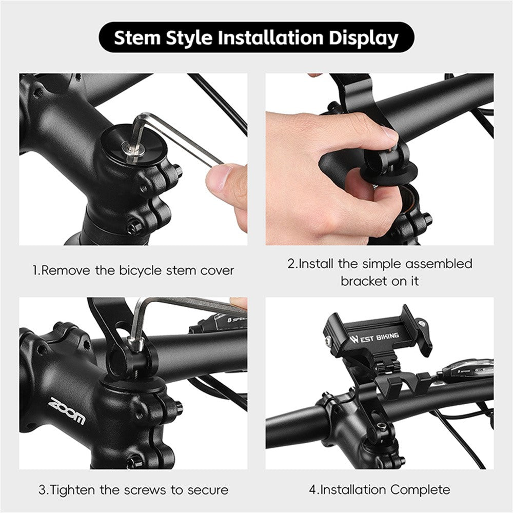 WEST BIKING Aluminium Bike Phone Mount – image 12