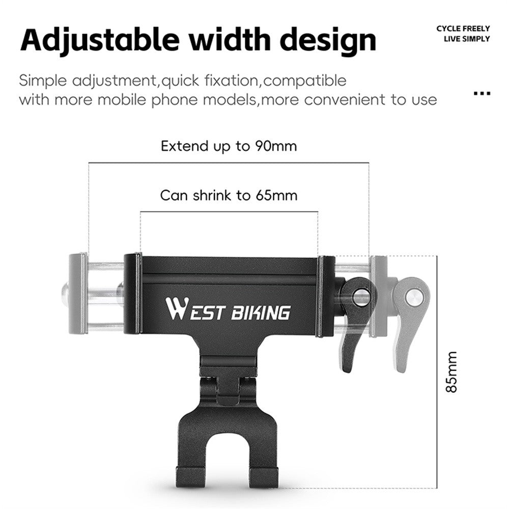 WEST BIKING Aluminium Bike Phone Mount – image 15