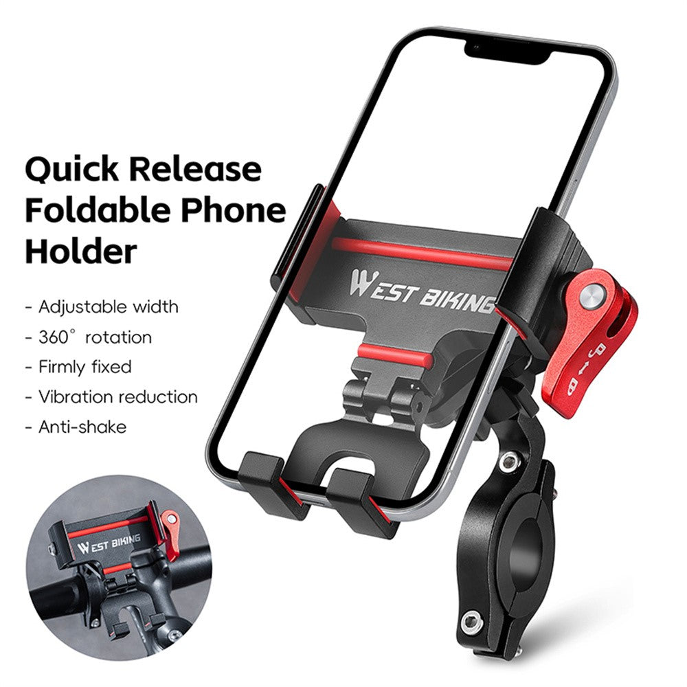 WEST BIKING Aluminium Bike Phone Mount – image 3
