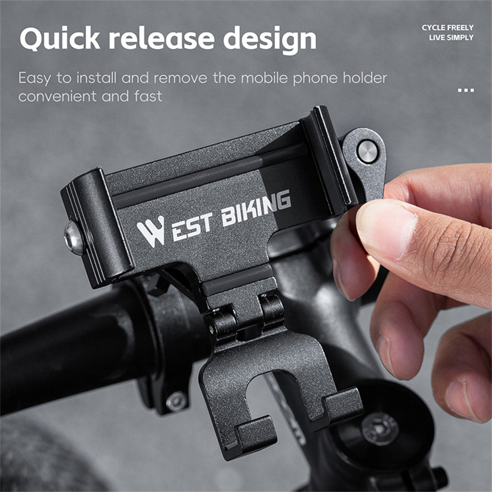 WEST BIKING Aluminium Bike Phone Mount – image 4