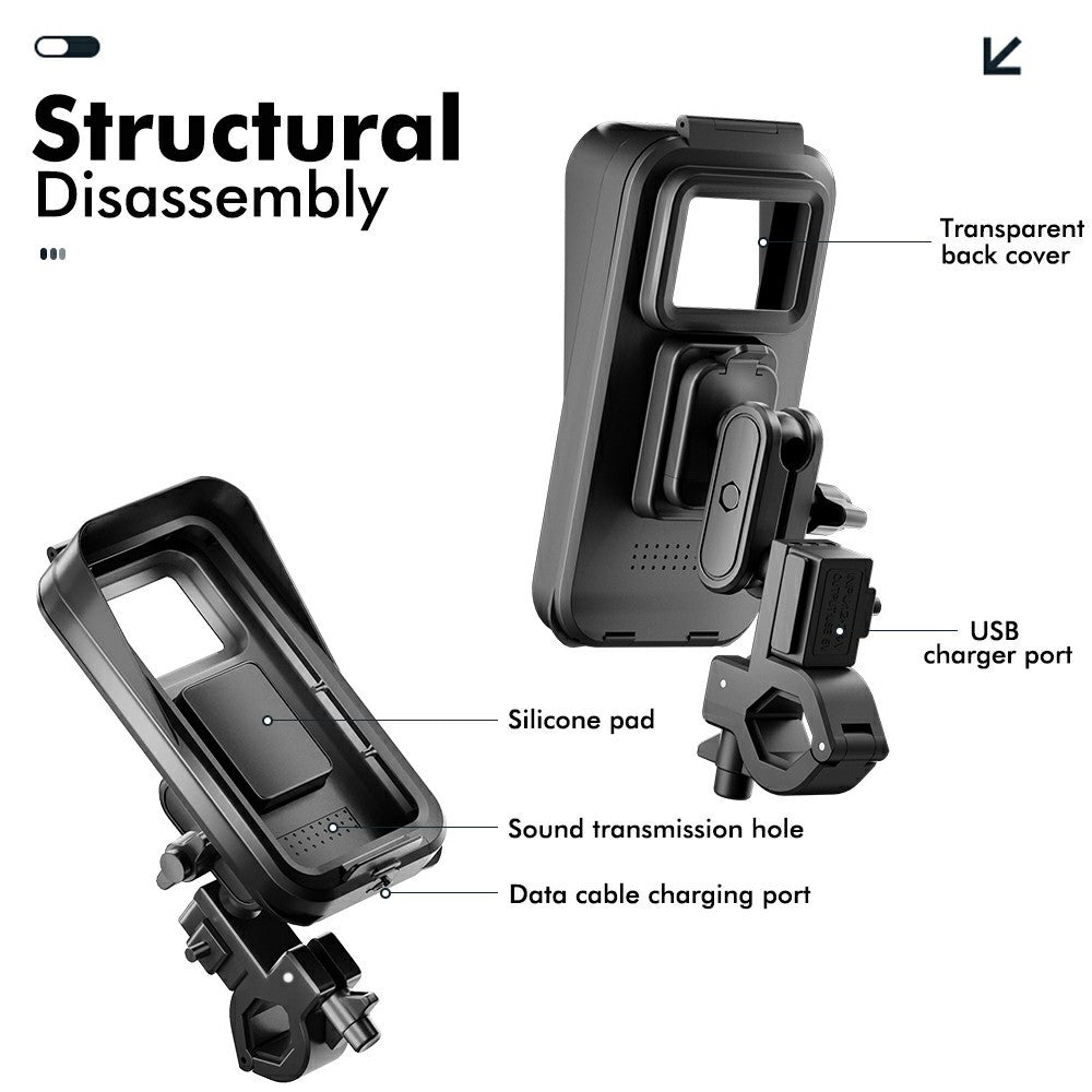 DS-MT4 Rotating Motorcycle Phone Mount – image 3