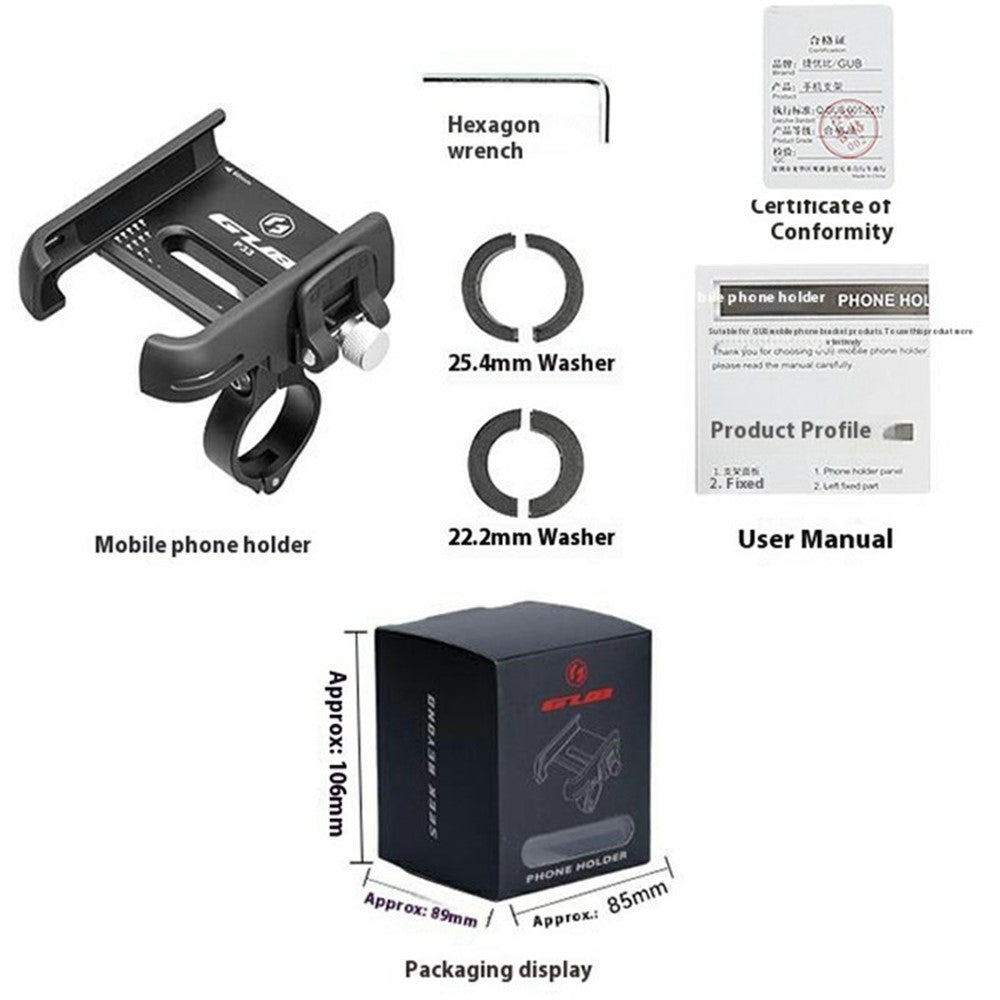 GUB P33 Quick-Release Bike Phone Mount – image 10