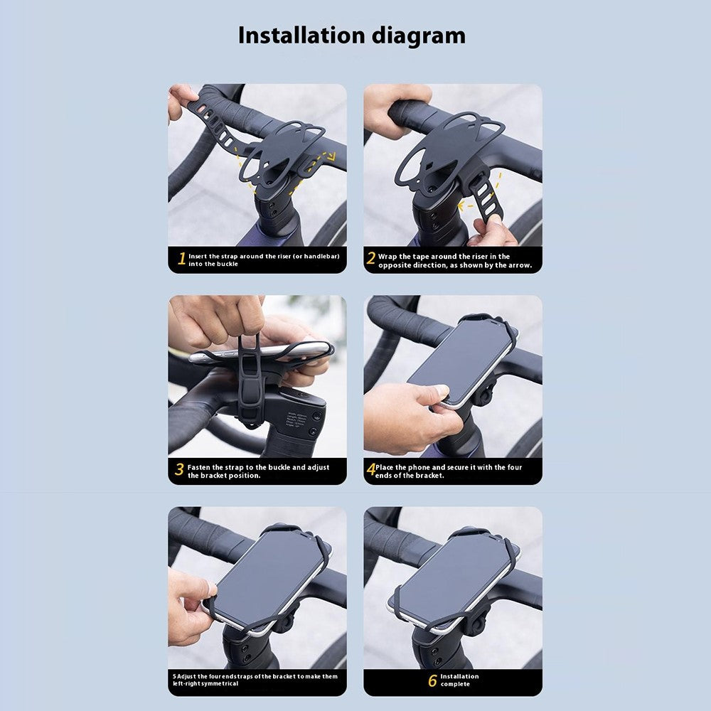 GUB P9 Rotatable Silicone Bike Phone Mount – image 12