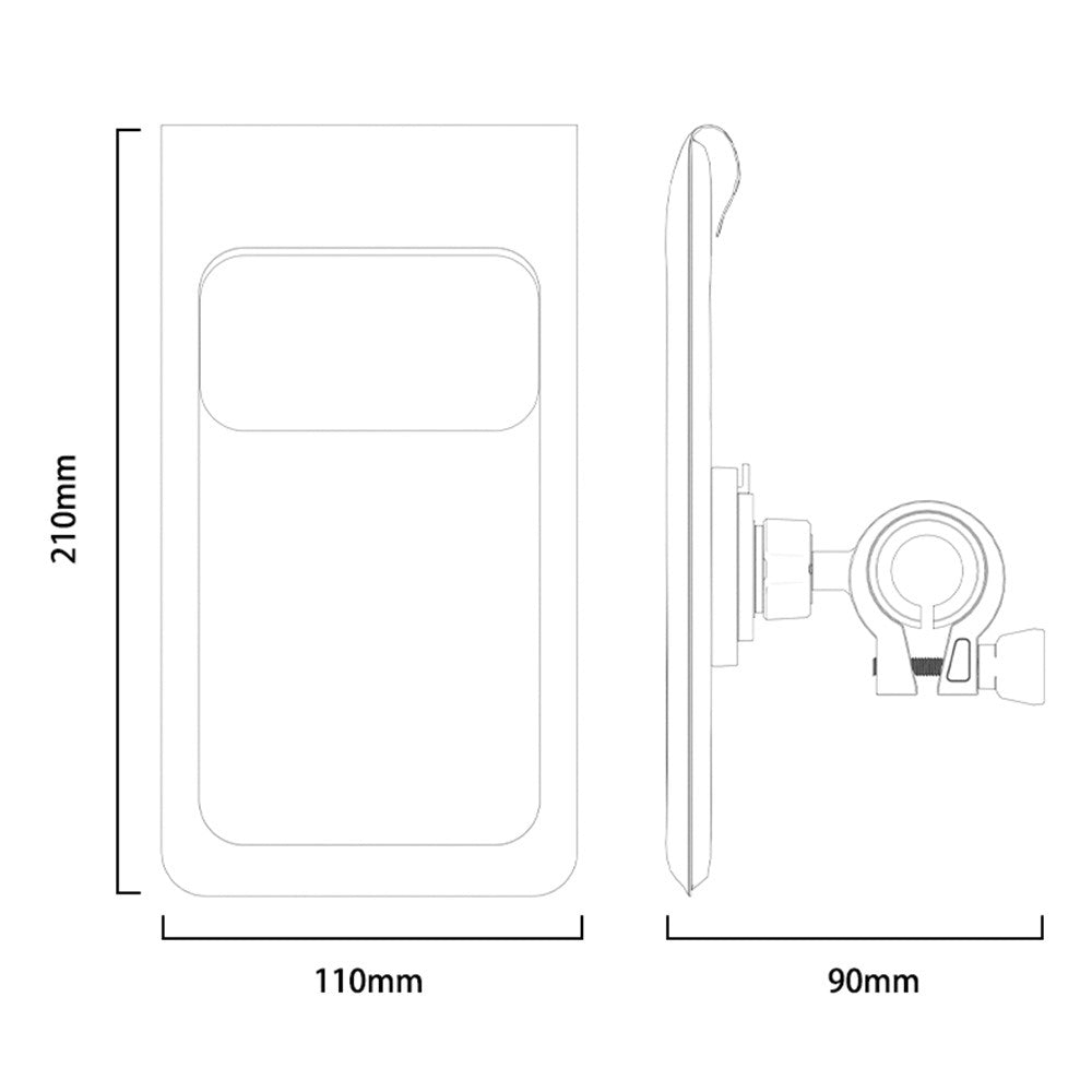 YESIDO C333 Water-Resistant Bike Phone Bag – image 9