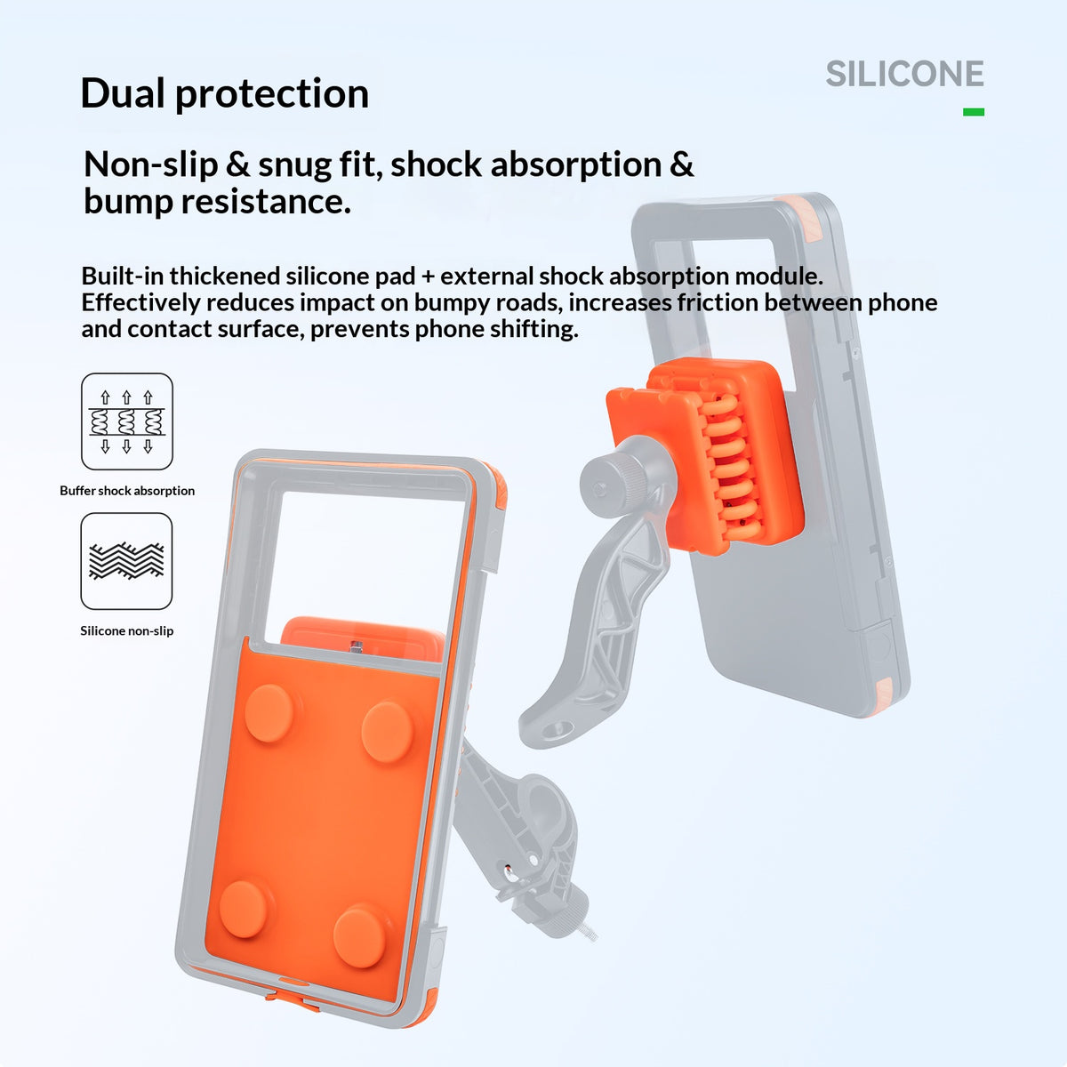 ROCKBROS Water-Resistant Magnetic Bike Phone Mount – image 6