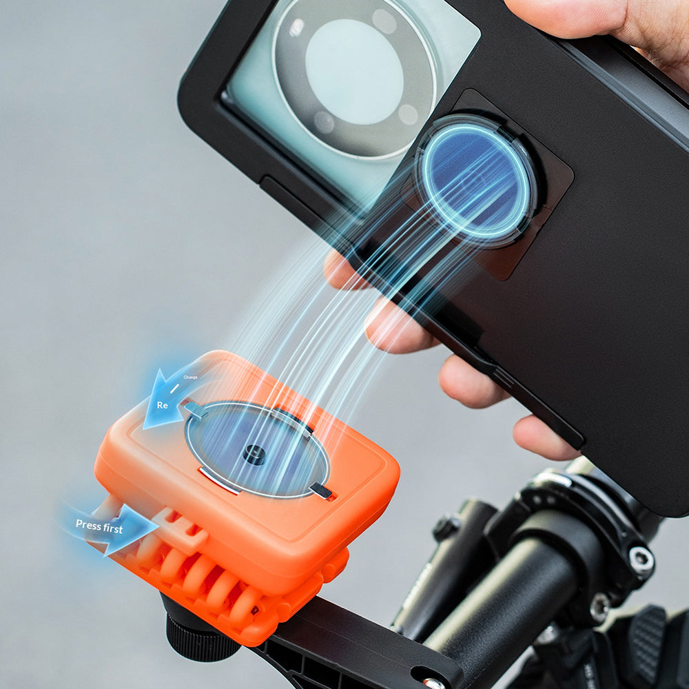 ROCKBROS Water-Resistant Magnetic Bike Phone Mount – image 7