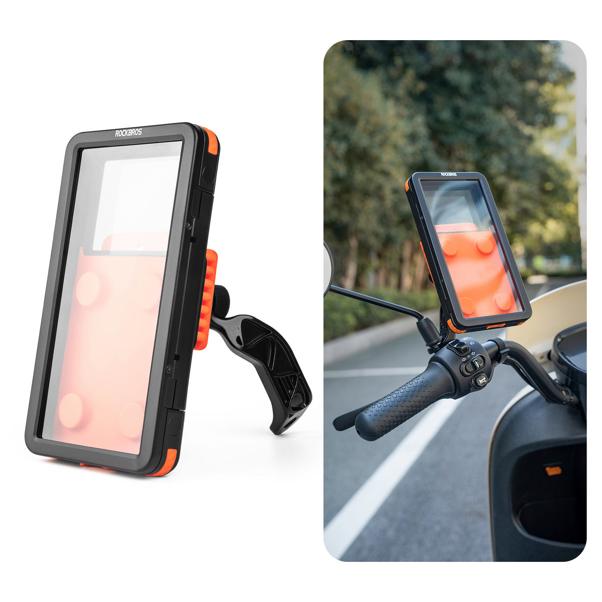 ROCKBROS Water-Resistant Magnetic Bike Phone Mount – image 16