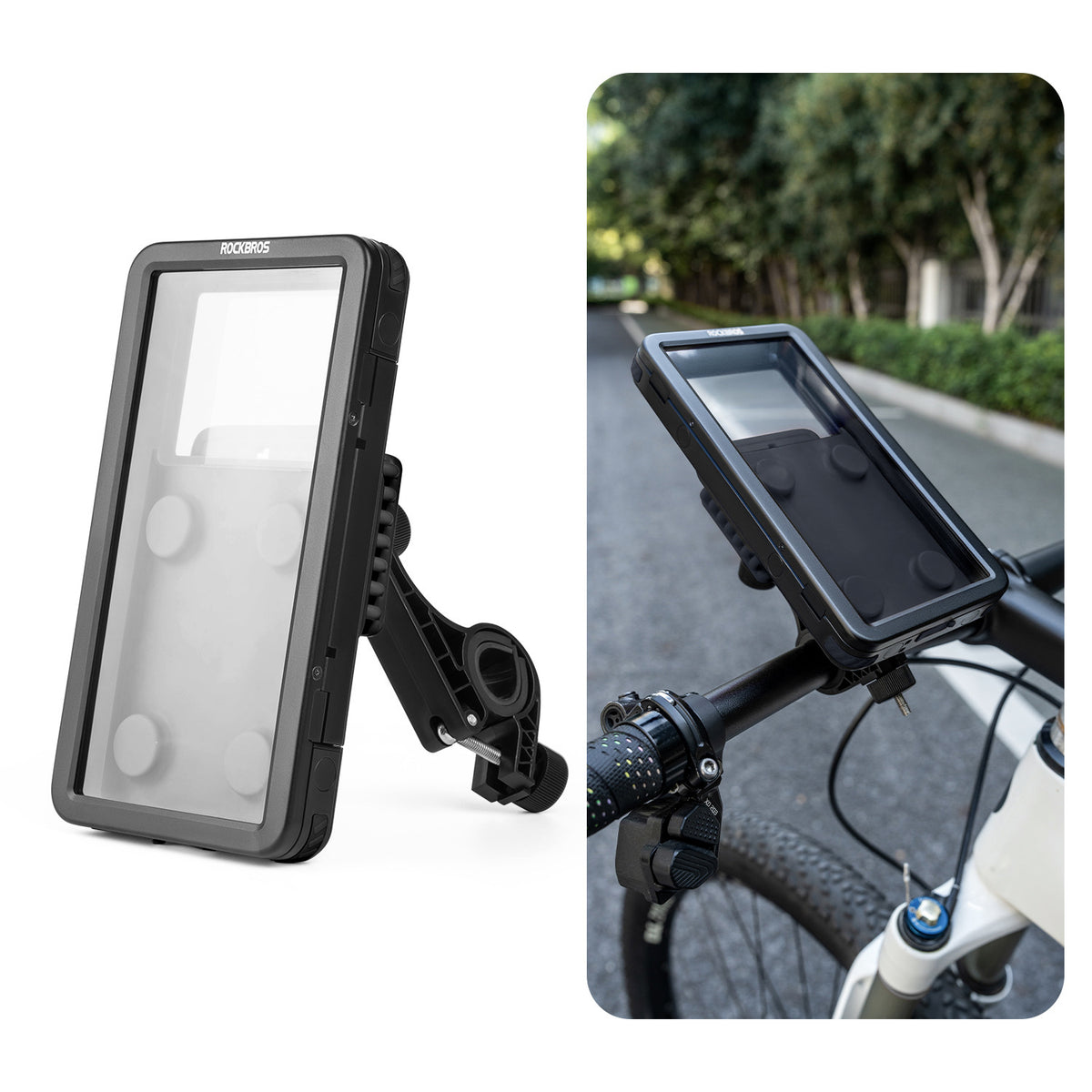 ROCKBROS Water-Resistant Magnetic Bike Phone Mount – image 18