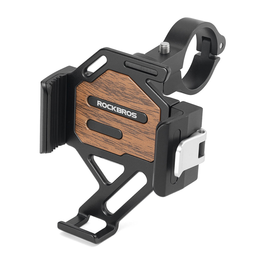 ROCKBROS Aluminum Alloy Bike Phone Mount – Quick-Release Holder