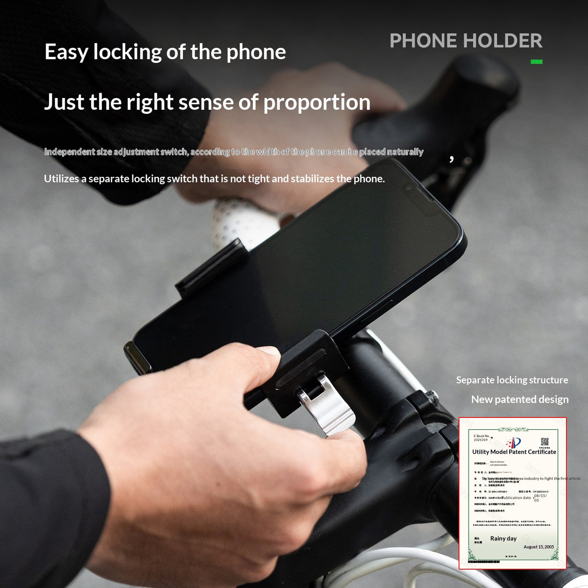 ROCKBROS Aluminum Alloy Bike Phone Mount – image 3