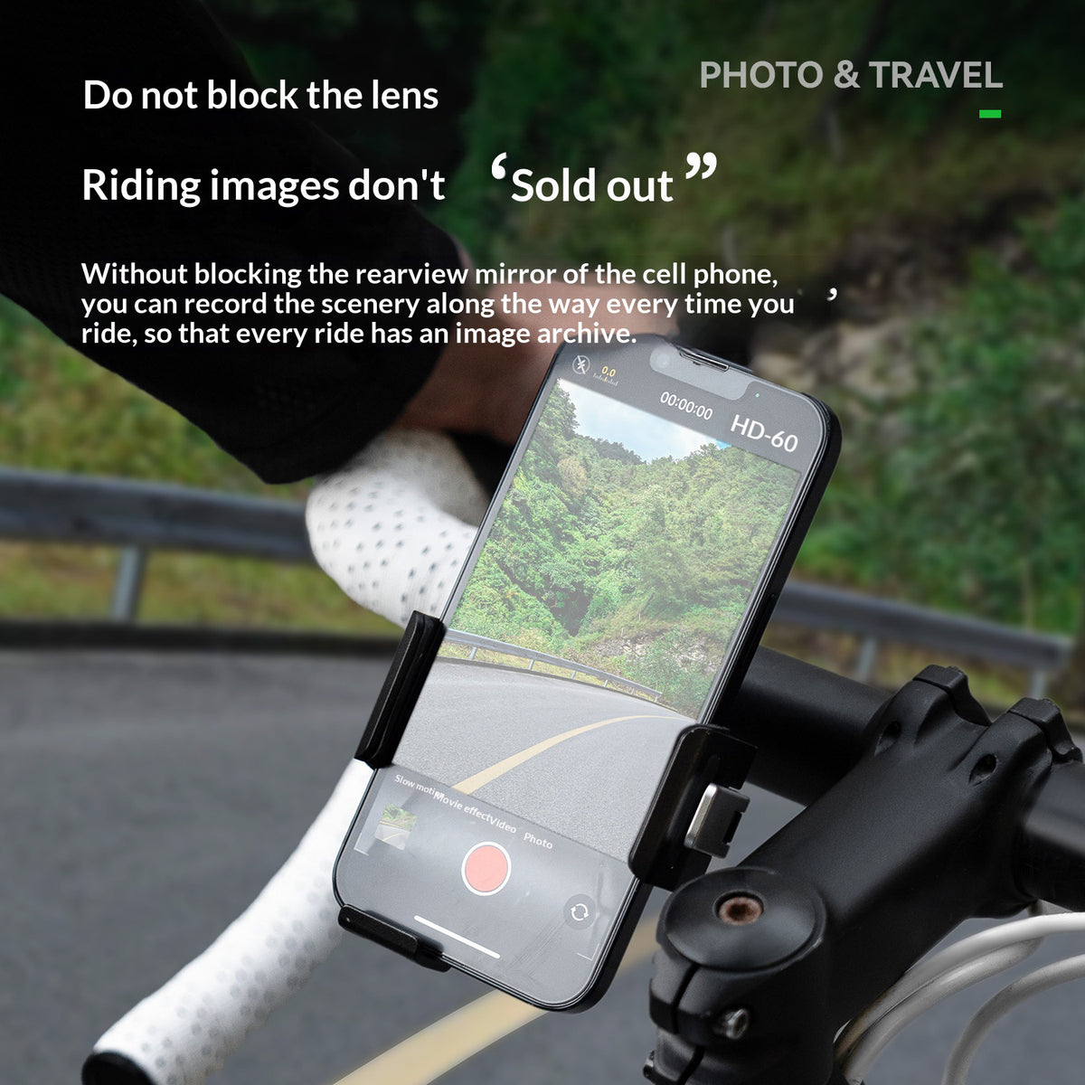 ROCKBROS Aluminum Alloy Bike Phone Mount – image 5