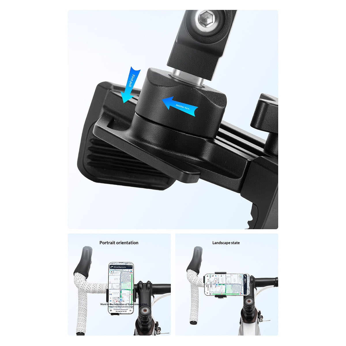ROCKBROS Aluminum Alloy Bike Phone Mount – image 7
