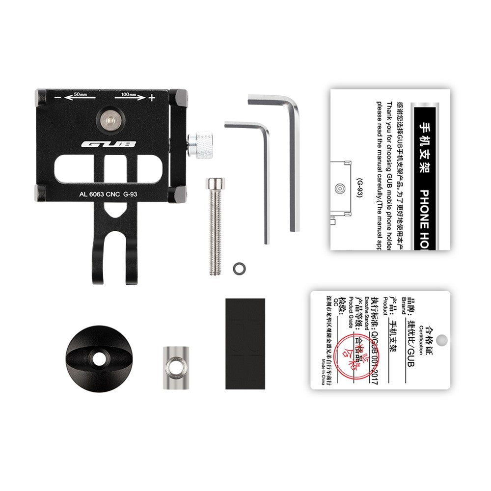 GUB Aluminum Alloy Handlebar Phone Mount – image 8