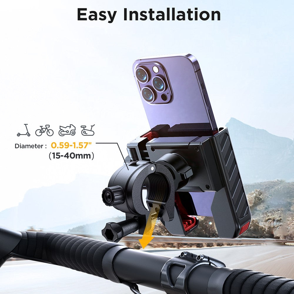 JOYROOM JR-ZS266 Rotating Bike Handlebar Phone Mount – image 3