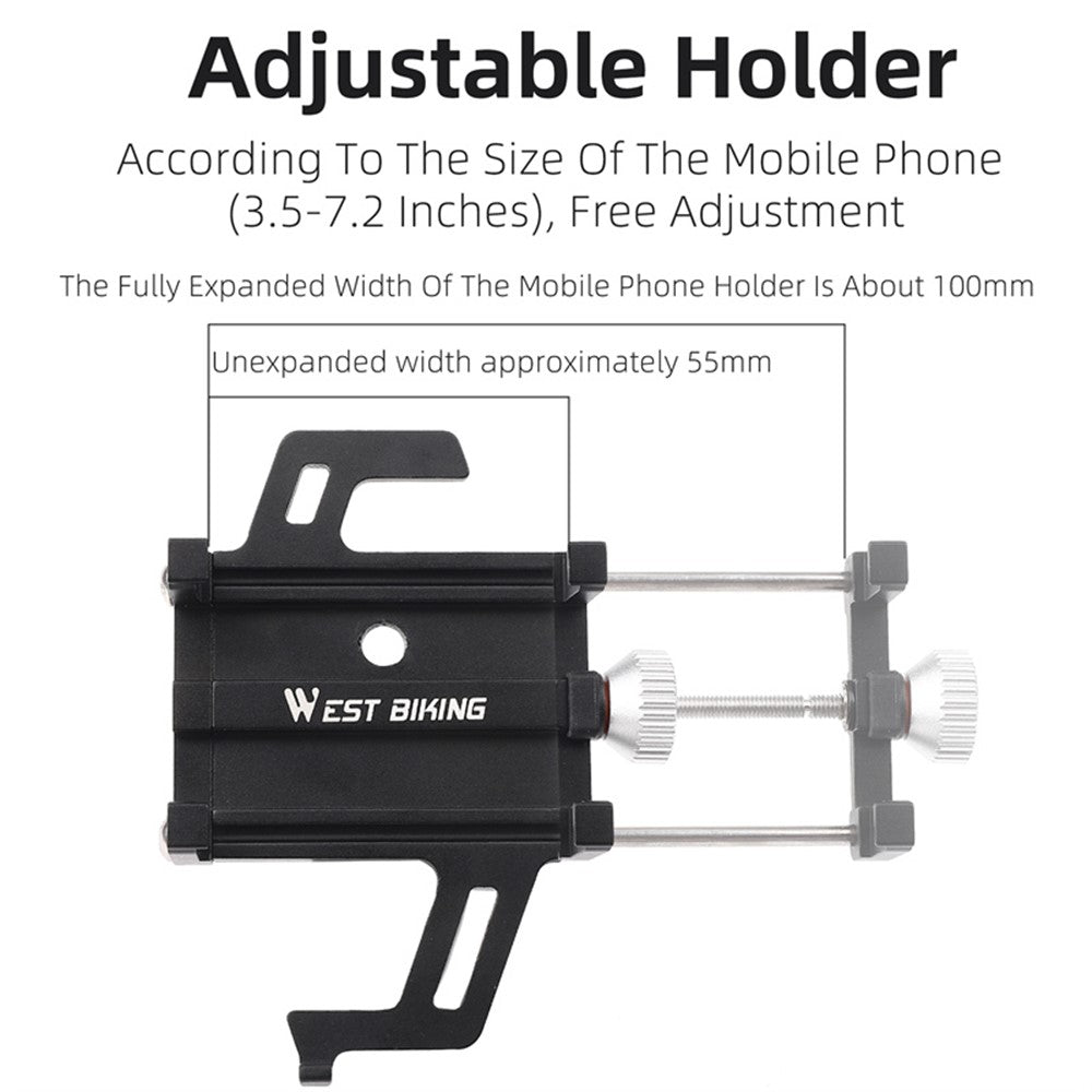 WEST BIKING Aluminum Alloy Bike Phone Mount – image 11