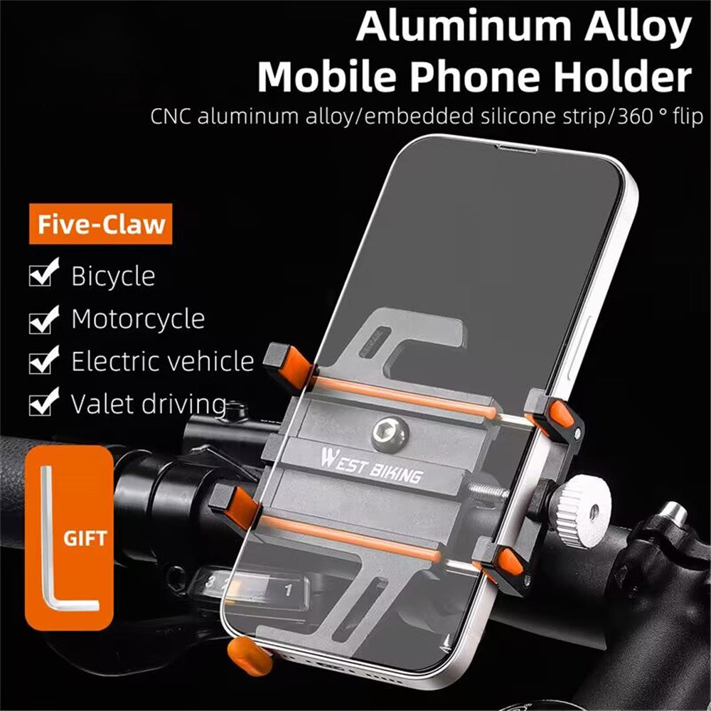 WEST BIKING Aluminum Alloy Bike Phone Mount – image 3