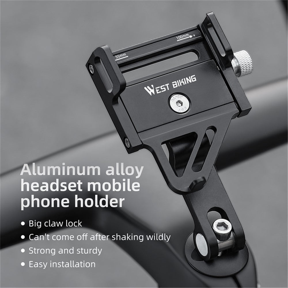 WEST BIKING Aluminum Alloy Headset Phone Mount – image 2