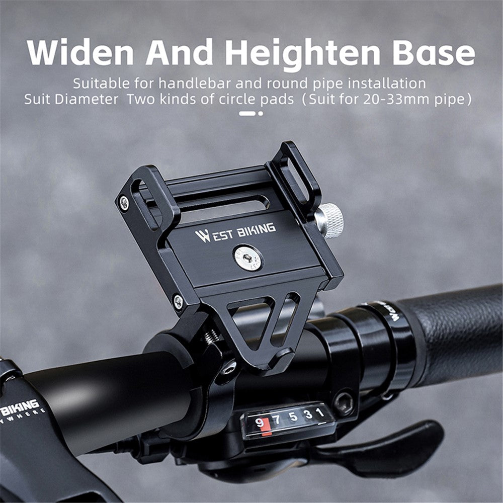 WEST BIKING Ultra-Light Aluminum Alloy Bike Phone Mount – image 6