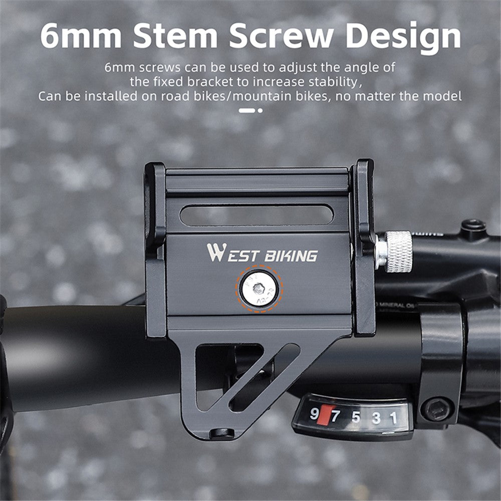WEST BIKING Ultra-Light Aluminum Alloy Bike Phone Mount – image 8