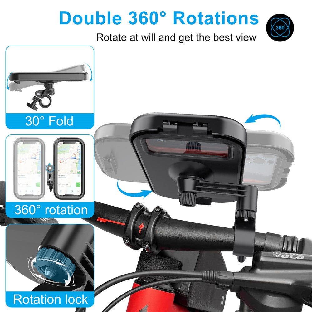 Water-Resistant Rotating Bike Phone Mount – image 4
