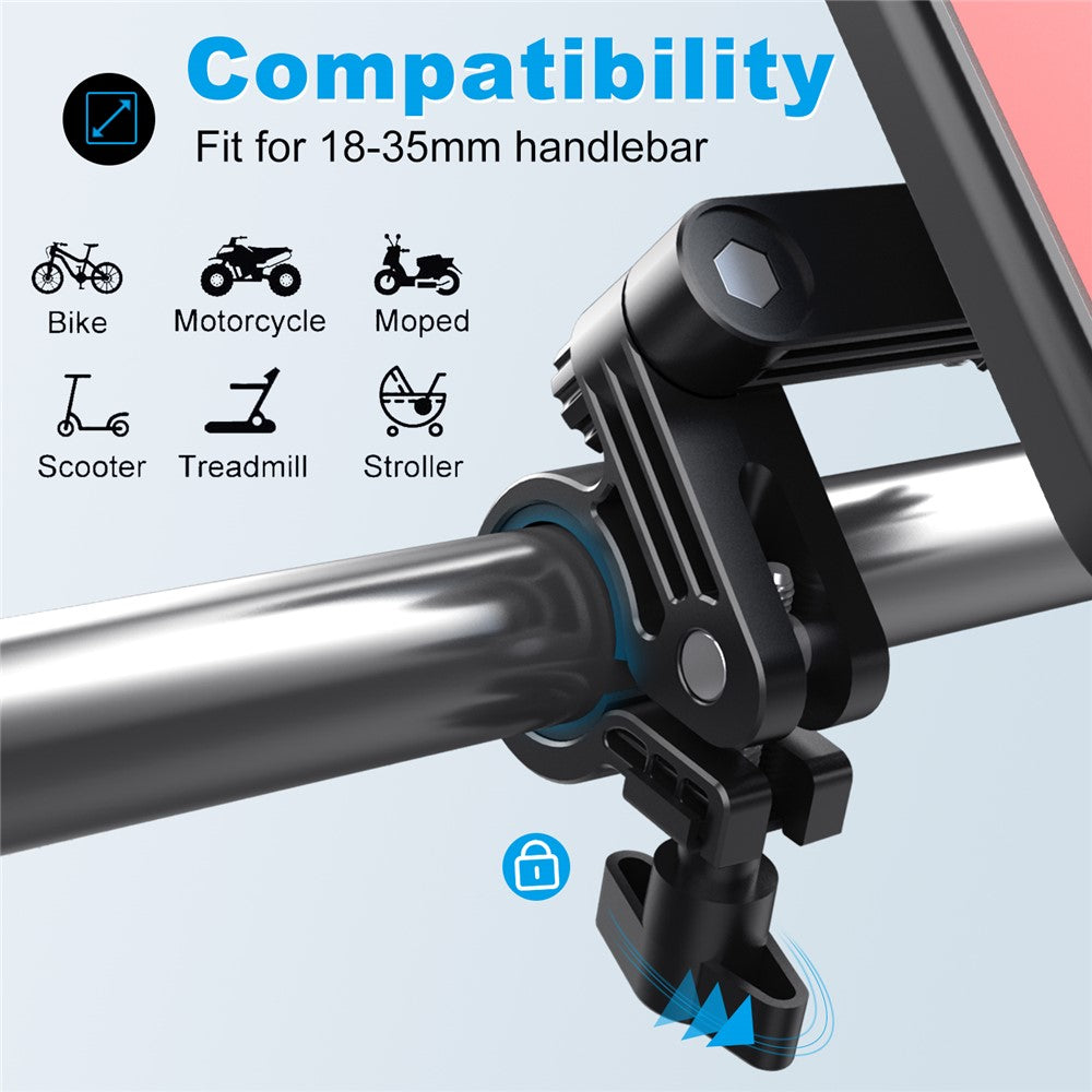 Water-Resistant Rotating Bike Phone Mount – image 6