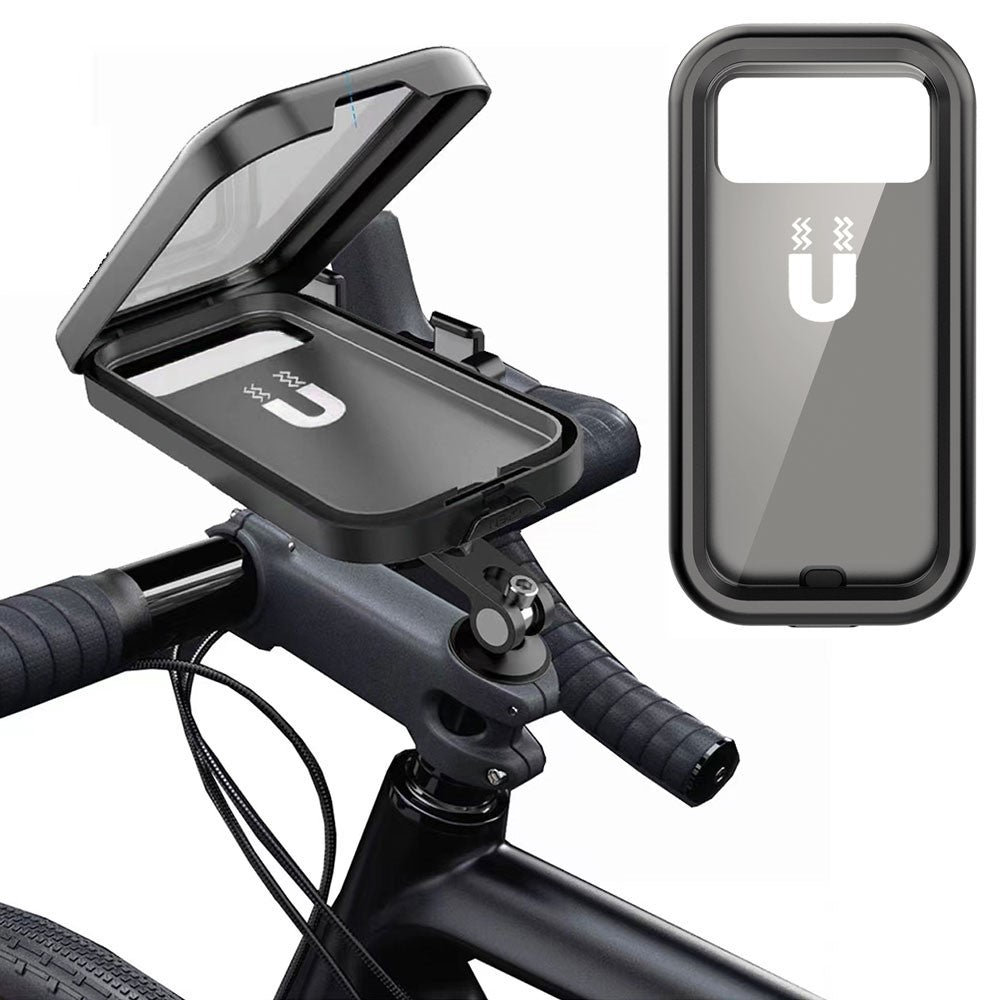 Water-Resistant Bike Stem Phone Mount – Rotating Holder