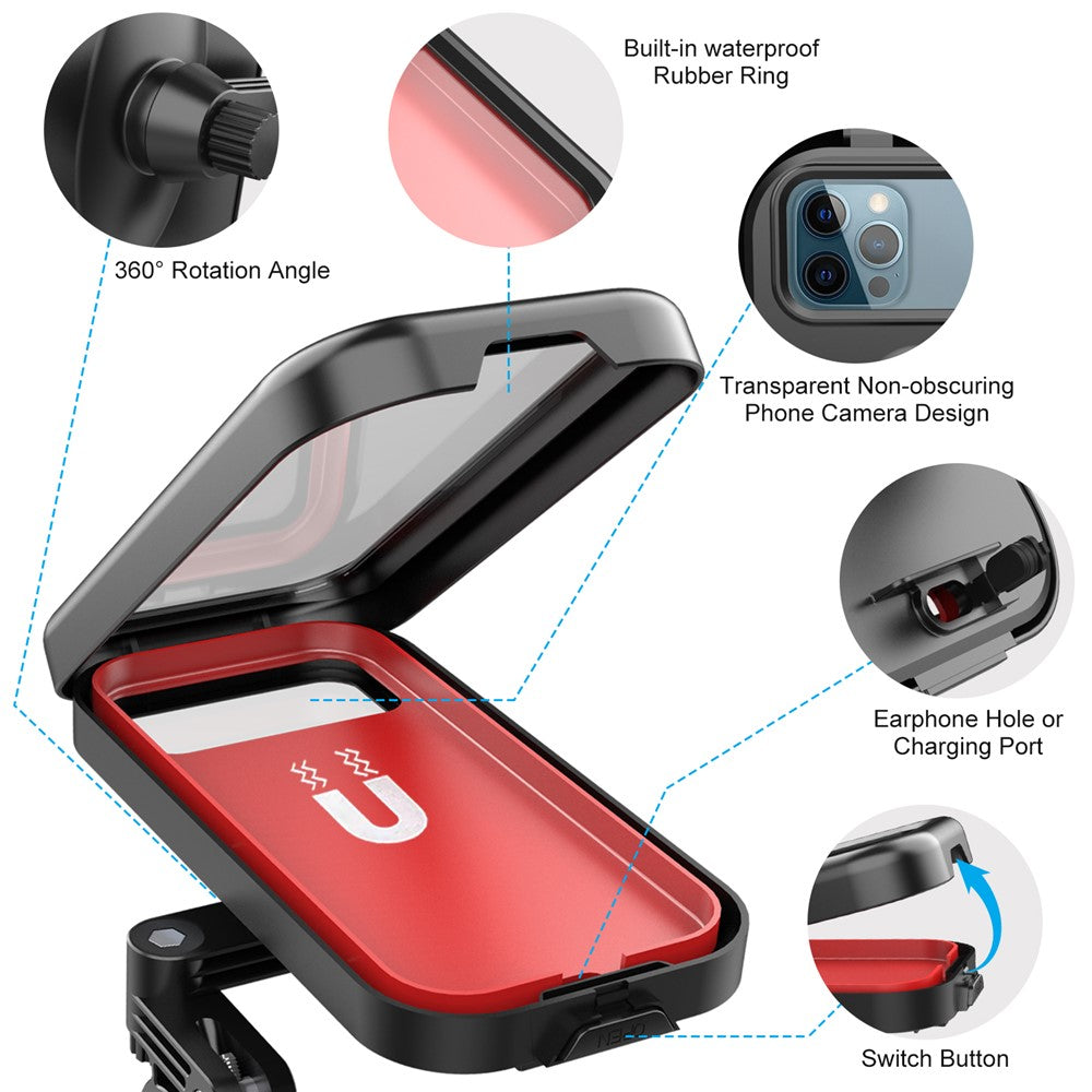 Water-Resistant Bike Stem Phone Mount – image 3