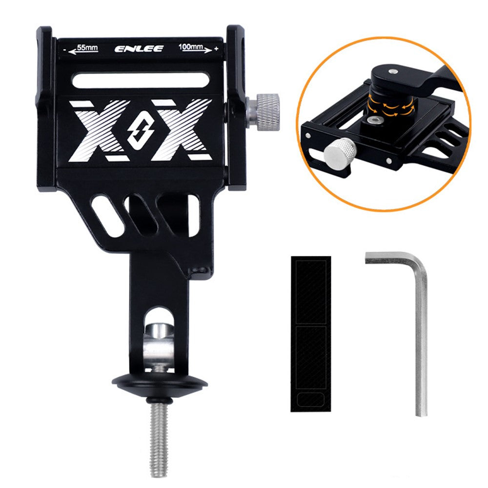 ENLEE Aluminum Alloy Bike Stem Phone Mount – Rotating Holder