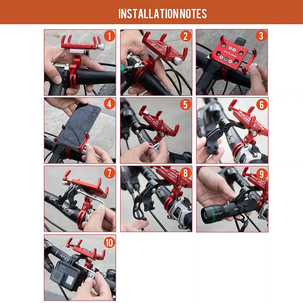 GUB G-89 Aluminum Alloy Bike Phone Mount – image 11