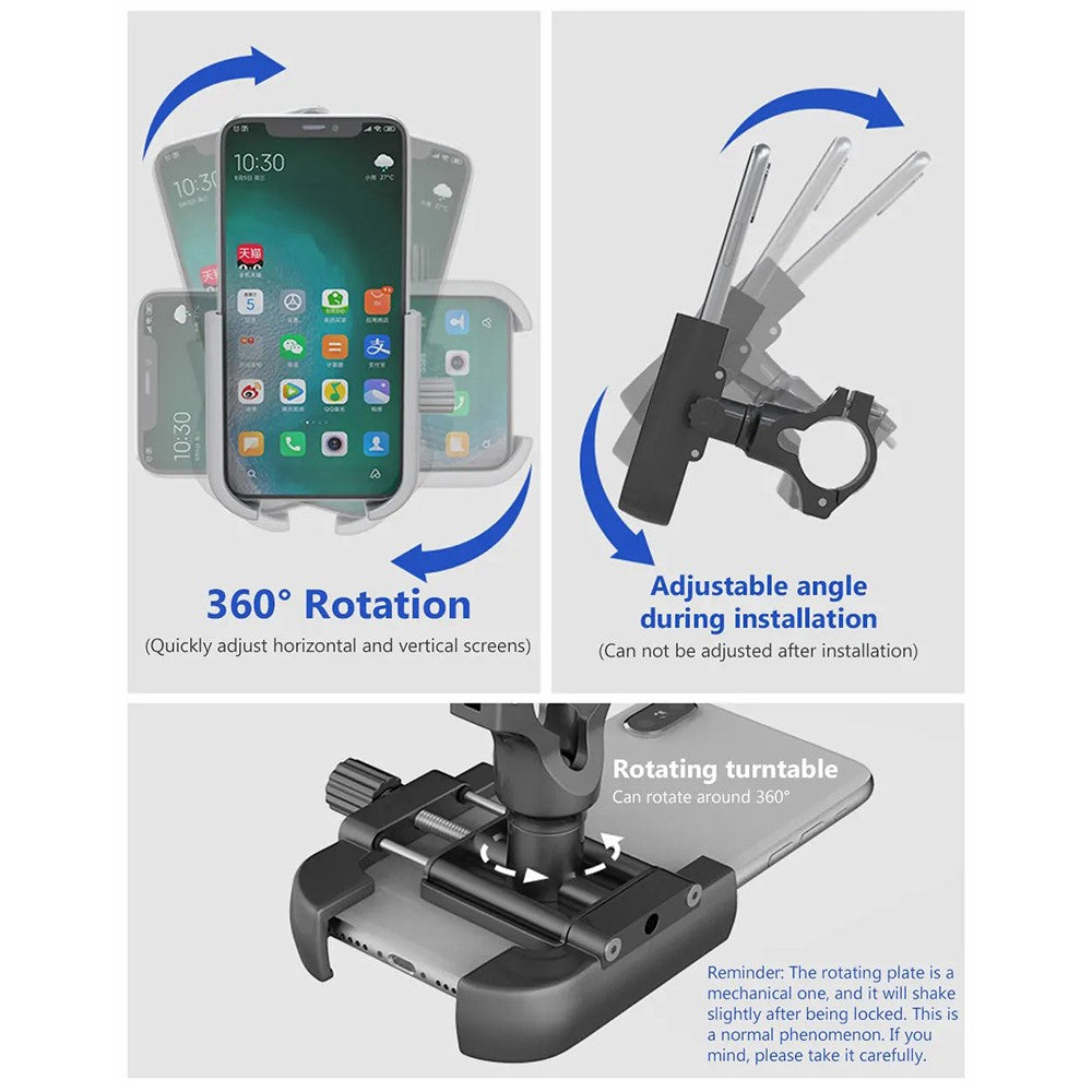 GUB P40 Aluminium Alloy Bike Phone Mount – image 4