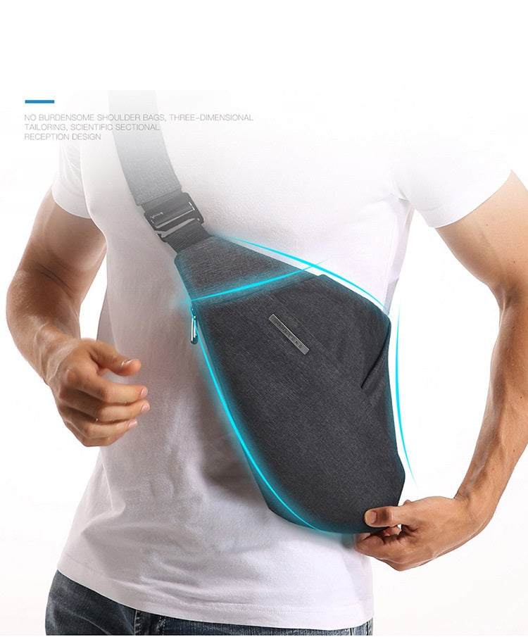 Digital Storage Canvas Chest Bag Crossbody – image 9