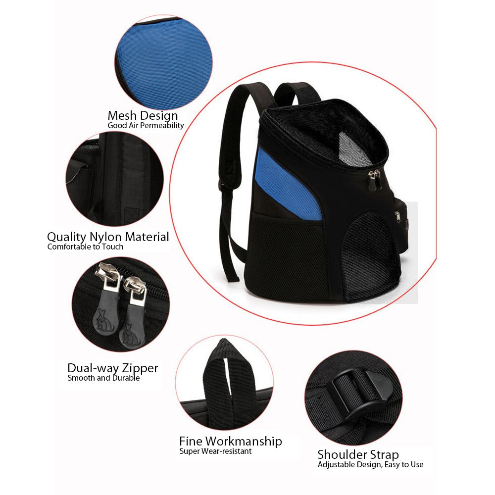 Foldable Cat Carrier Backpack, Breathable – image 2
