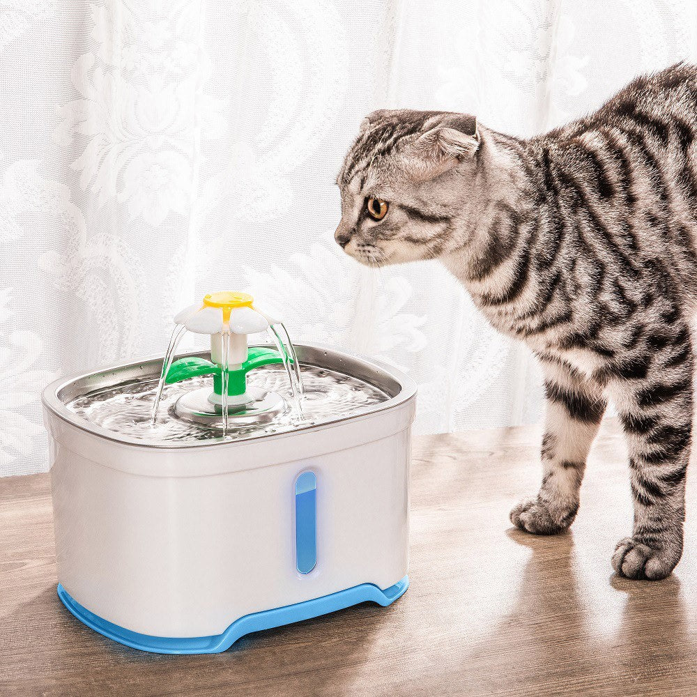 2.5L Stainless Steel Pet Water Fountain – image 10