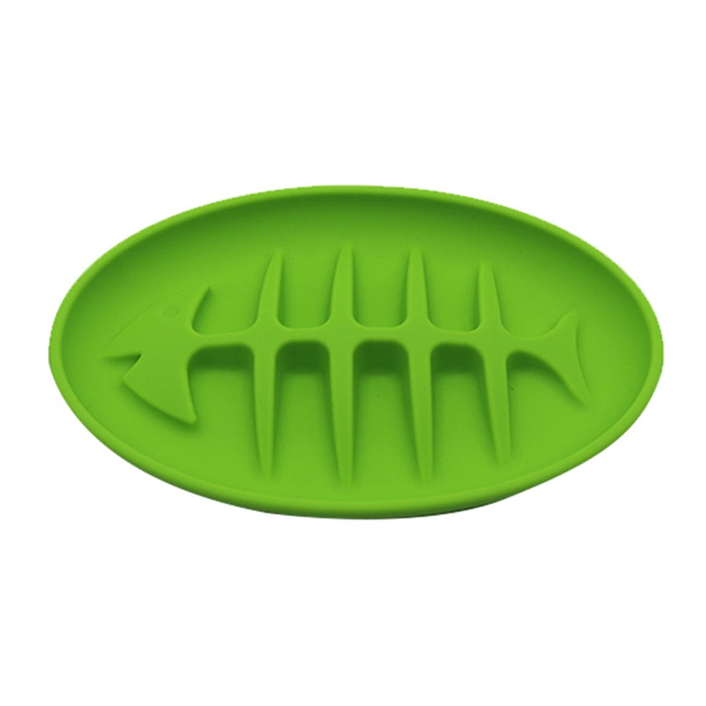 Cat Slow Feeder Bowl, Fish Bone Design – image 13