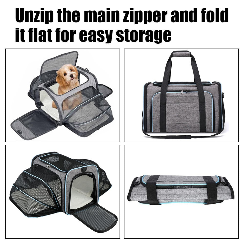 Expandable Pet Carrier Tote, Size M – image 5