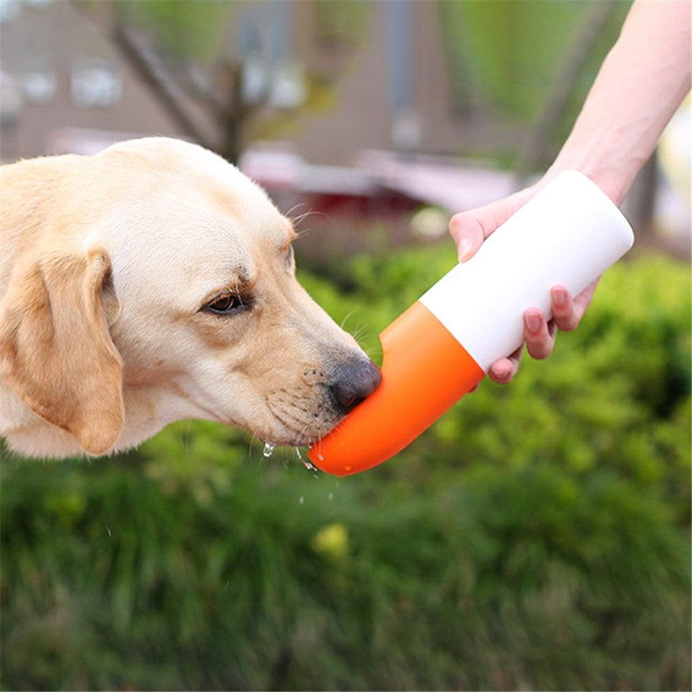 MOESTAR ROCKET 2-in-1 Dog Water Bottle & Food Container