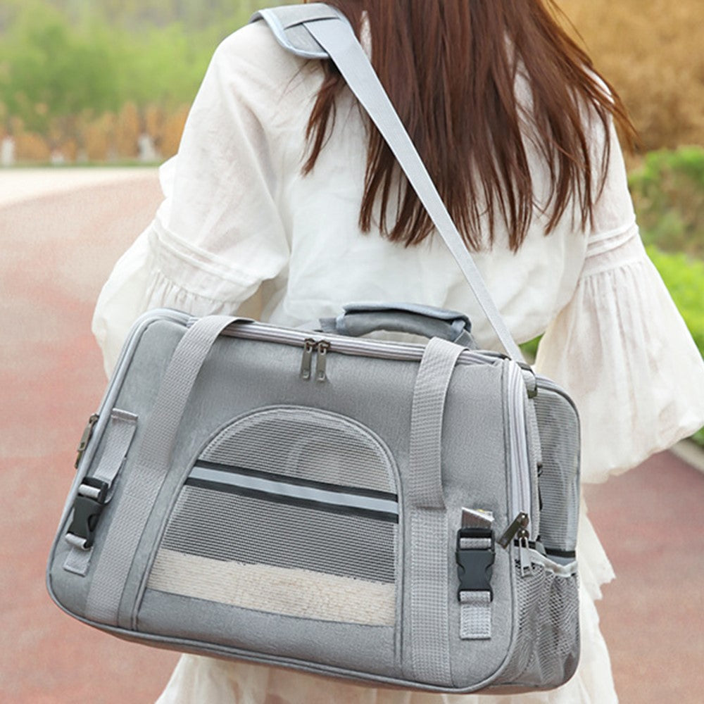 Portable Pet Carrier Shoulder Bag, Breathable – image 9