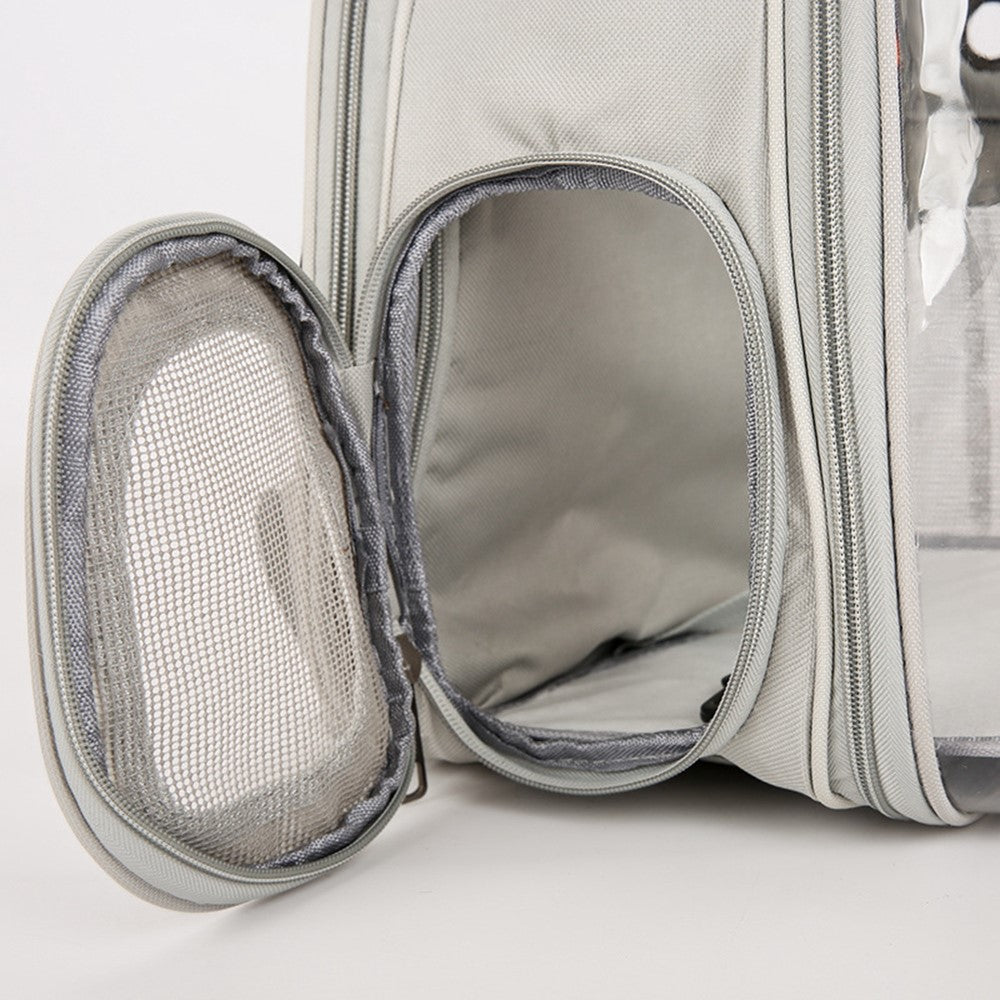 Transparent Cat Carrier Backpack, 9 Air Vents – image 10