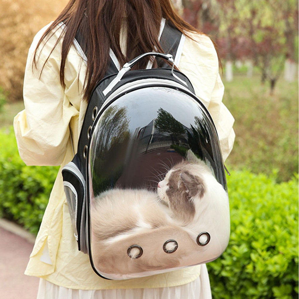 Transparent Cat Carrier Backpack, 9 Air Vents – image 6