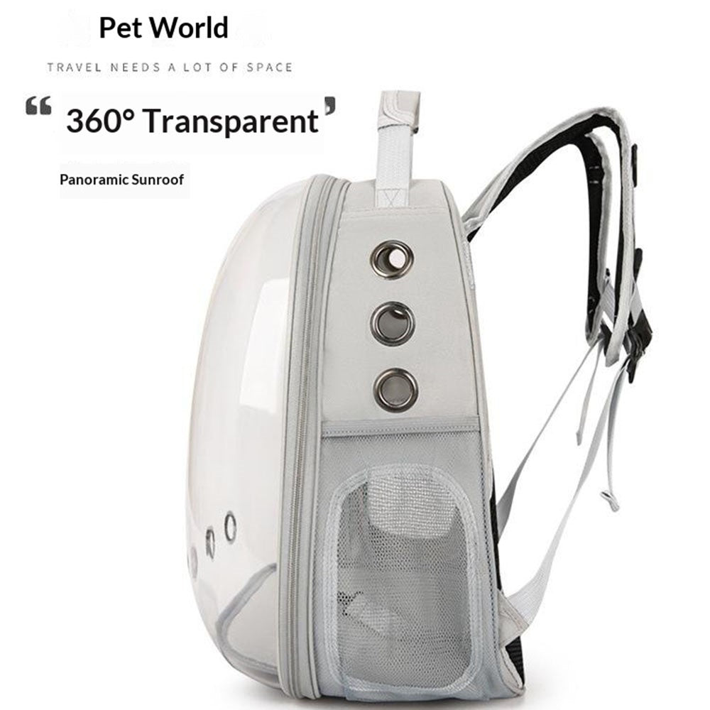 Transparent Cat Carrier Backpack, 9 Air Vents – image 7