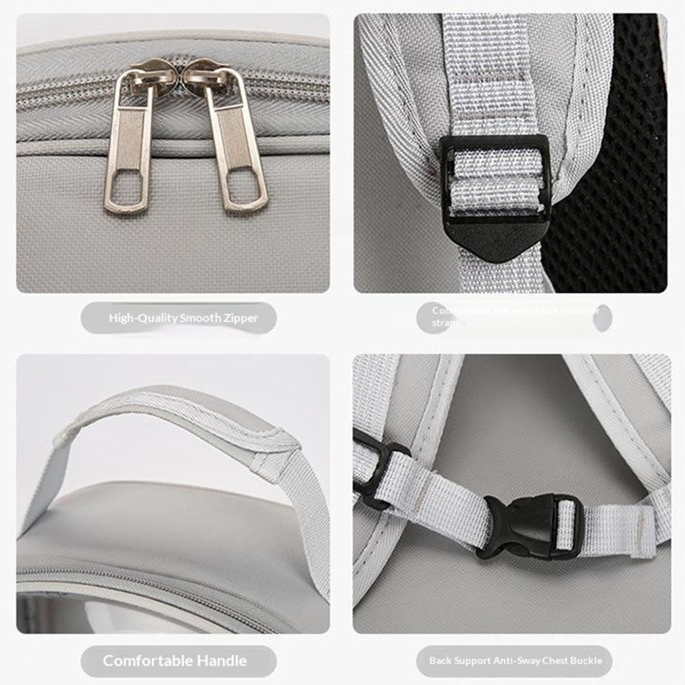 Transparent Cat Carrier Backpack, 9 Air Vents – image 8