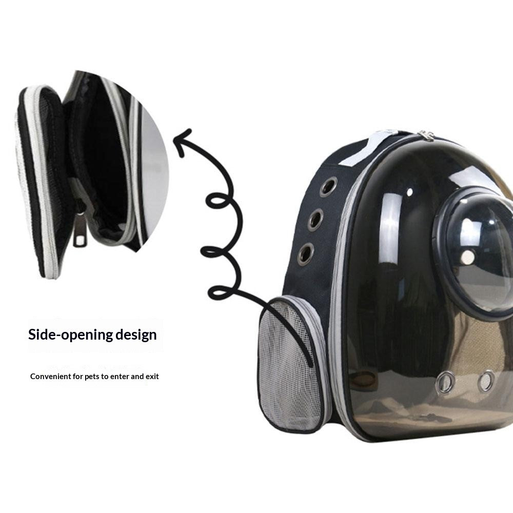 Transparent Cat Carrier Bag, 9 Air Vents – image 5