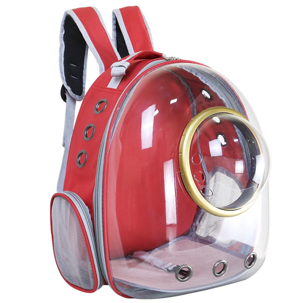 Transparent Cat Carrier Bag, 9 Air Vents – image 12