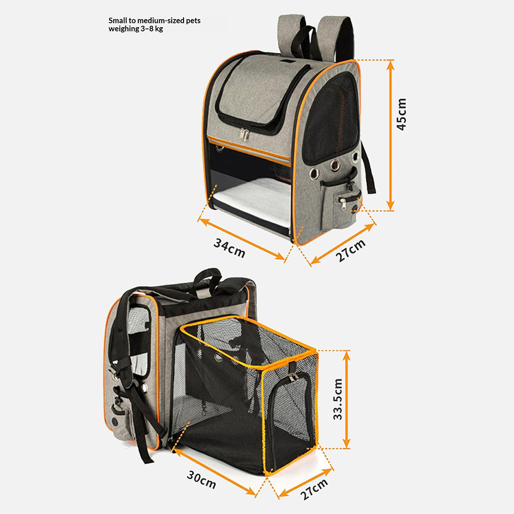 FULED Expandable Pet Carrier Backpack – image 10