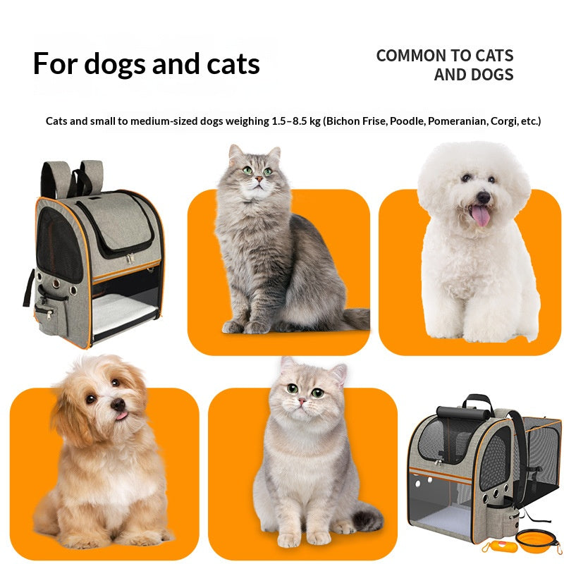 FULED Expandable Pet Carrier Backpack – image 2