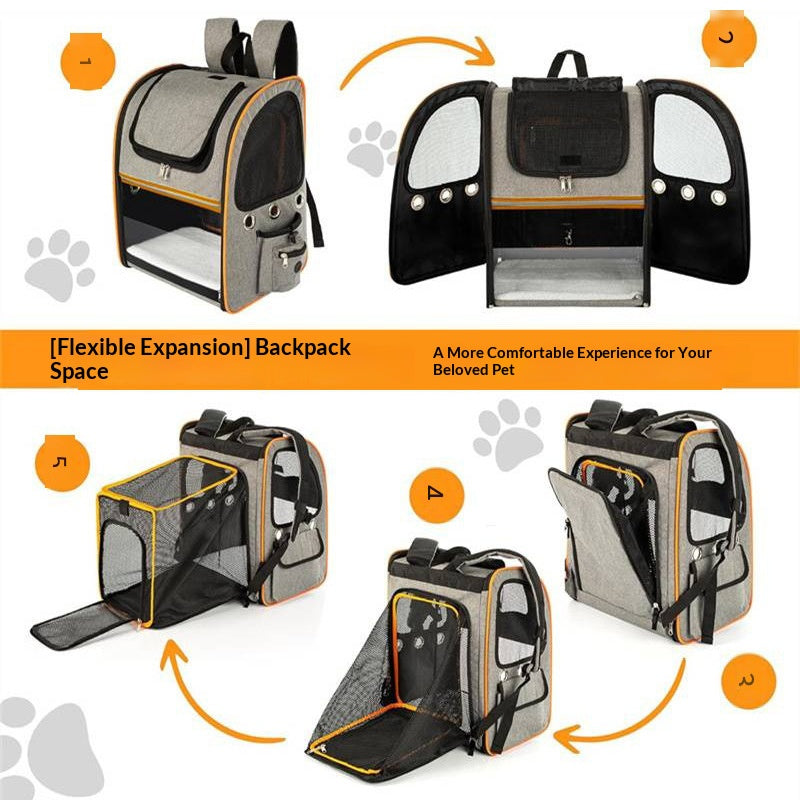 FULED Expandable Pet Carrier Backpack – image 4