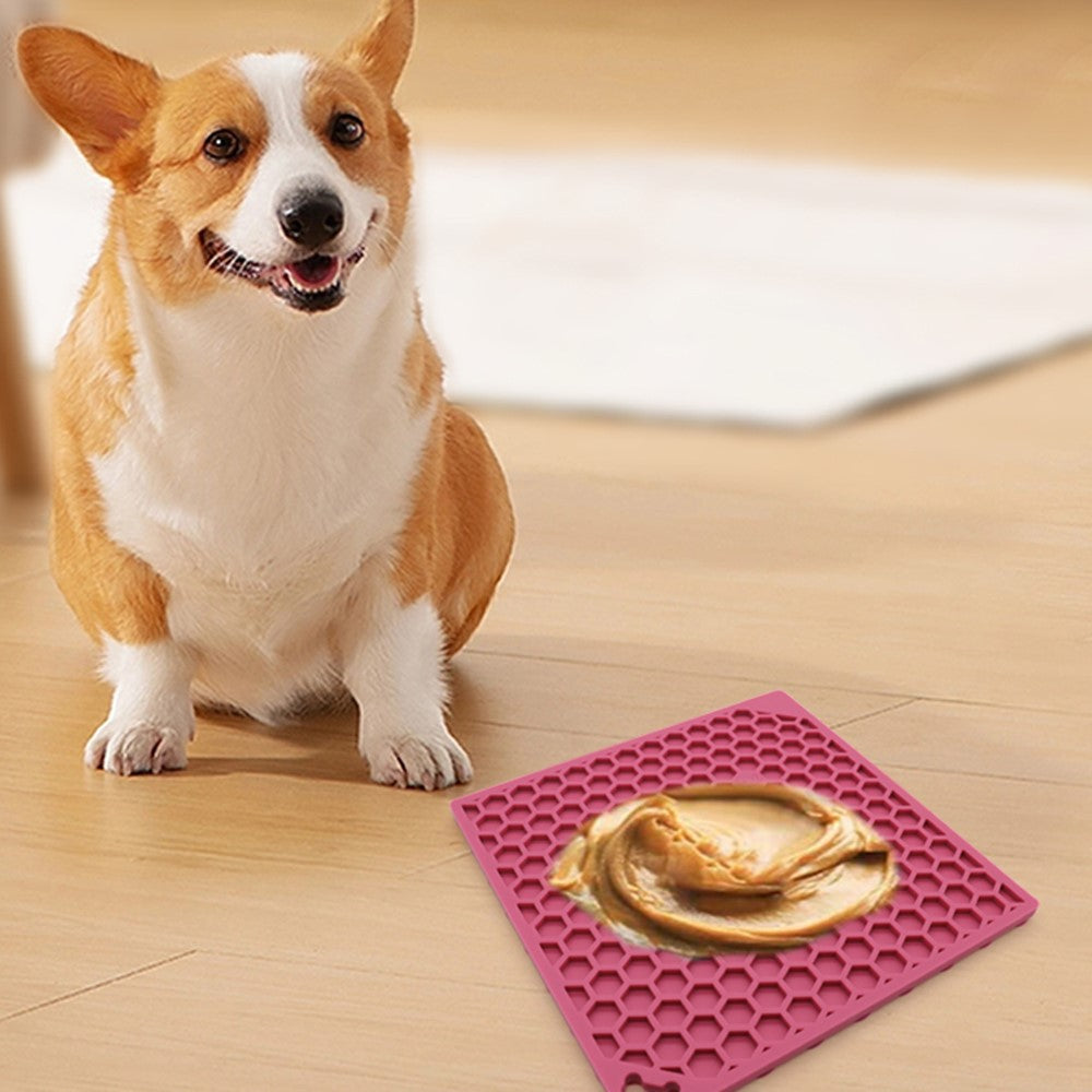 Honeycomb Lick Mat Slow Feeder – image 4